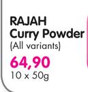 Rajah Curry Powder(All variants)-10x50g