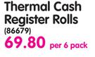aroThermal Cash Register Rolls-per 6 Pack