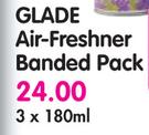 Glade Air-Freshener Banded Pack-3 x 180ml