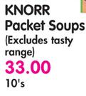 Knorr Packet Soups(Excludes Tasty Range)-10's