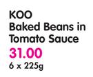 Koo Baked Beans In Tomato Sauce-6 x 225gm