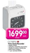 Olympia Time Clock/Recorder ET-8600