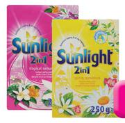 Sunlight Hand Washing Powder(Regular or Tropical)-250gm Each