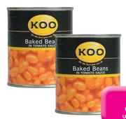 Koo Baked Beans In Tomato Sauce-225gm Each