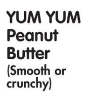 Yum Yum Peanut Butter(Smooth or Crunchy)-800gm
