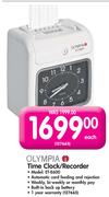 Olympia Time Clock/Recorder ET8600
