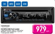 Kenwood CD/MP3/USB Front Loader KDC-U2159B