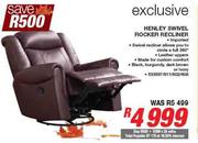 Henley Swivel Rocker  Recliner
