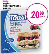 Today Puffed Pastry Sheets-800g Per Pack