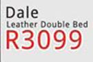 Dale Leather Double Bed