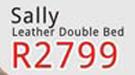 Sally Leather Double Bed