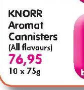 Knorr Aromat Cannister (All Flavours)-10 x 75g
