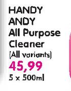 Handy Andy All Purpose Cleaner (All Variants)-5 x 500ml
