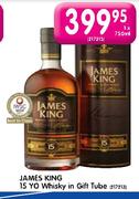 James King 15 Yo Whisky In Gift Tube-1 x 750ml 