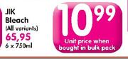 Jik Bleach (All Variants)-Unit Price When Bought In Bulk Pack