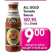 All Gold Tomato Sauce-12 x 350ml