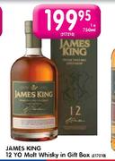 James King 12 Yo Malt Whisky In Gift Box-1 x 750ml