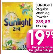 Sunlight Regular Washing Powder-12 x 1kg
