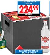 Smirnoff Storm Bottles-16 x 660ml