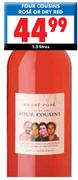 Four Cousins Rose Or Dry Red-1.5Litres