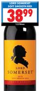 Lord Somerset Soft Smooth Red-1.5 Litre