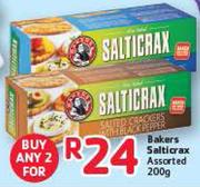 Bakers Salticrax Assorted-2 x 200g