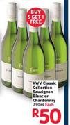 Kwv Classic Collection Sauvginon Blanc Or Chardonnay-750ml Each