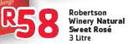 Robertson Winery Natural Sweet Rose-3 Litre