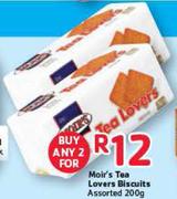 Moir's Tea Lovers Biscuits Assorted-200g