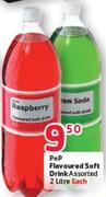 Pnp Flavoured Soft Drink Assorted-2 Litre Each