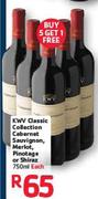 Kwv Classic Collection Cabernet Sauvignon,Merlot,Pinotage Or Shiraz-750ml Each