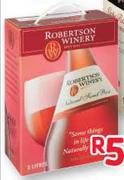 Robertson Winery Natural Sweet Rose-3 Litre