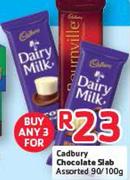 Cadbury Chocolate Slab Assorted-90/100g