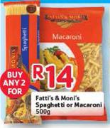 Fatti's & Moni's Spaghetti Or Macaroni-500g