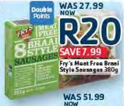 Fry's Meat Free Braao Style Sausages-380gm