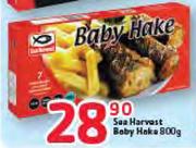 Sea Harvest Baby Hake-800gm