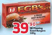 I&J Flaming Good Burgers-500g