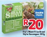 Fry's Meat Free Braai Style Sausages-380g
