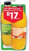 PnP 100% Fruit Juice Blend Assorted-1.5Ltr