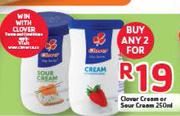 Clover Cream Of Sour Cream-2x250ml