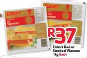 Eskort Red Or Smoked Viennas-1kg