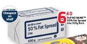 PnP No Name 50% Fat Spread Lite-500g