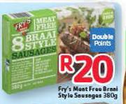 Fry's Meat Free Braai Style Sausages-380g