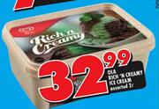 Ola Rich 'N Creamy Ice Cream-2Ltr