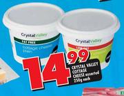 Crystal Valley Cottage Cheese-250gm Each