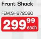 Femo Shocks Front Shocks Suitable For: Toyota Hi-Ace-Each