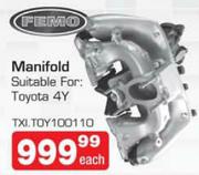 Femo Manifold Suitable For: Toyota 4Y-Each