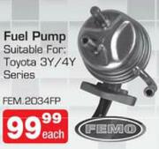 Femo Fuel Pump Suitable For: Toyota 3Y/4Y Series-Each