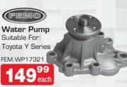 Femo Water Pump Suitable For: Toyota Y Series-Each
