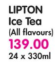 Lipton Ice Tea(All Flavours)-24 x 330ml